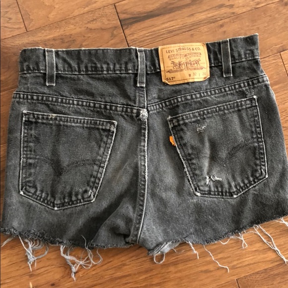 Levi’s Shorts with Rhinestone/Paint Detail - Picture 2 of 3